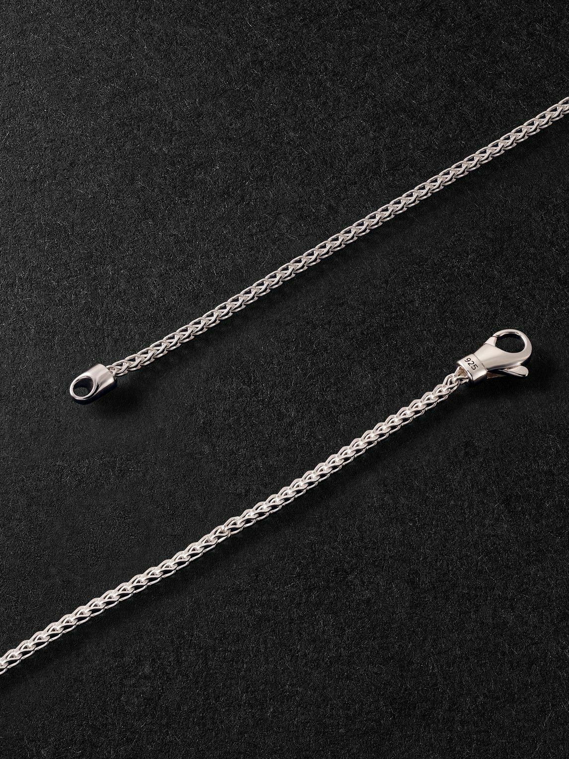 John Hardy - ID Tag Sterling Silver Sapphire Pendant Necklace