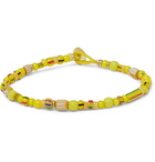 Mikia - Beaded Bracelet - Yellow