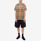 Burberry Men's Ferry Check Polo Shirt in Archive Beige