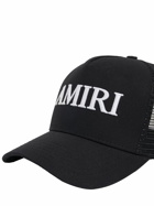 AMIRI Logo Cotton Canvas Trucker Hat