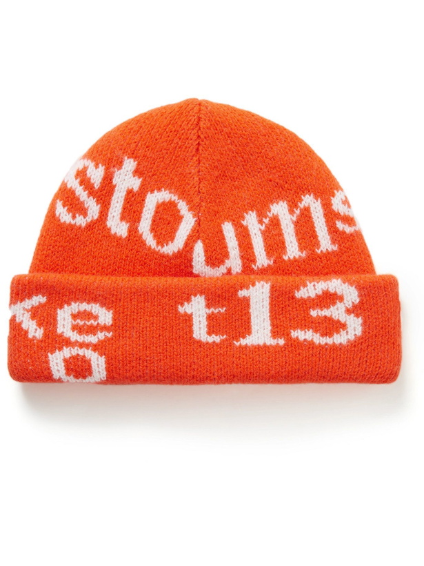 Photo: Acne Studios - Wool-Blend Jacquard Beanie