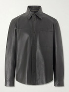 Slowear - Leather Overshirt - Brown