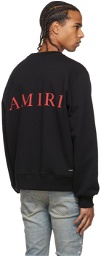 AMIRI Black M.A. Crewneck Sweatshirt