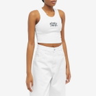 PLACES+FACES Women's Cropped Tank Top in White