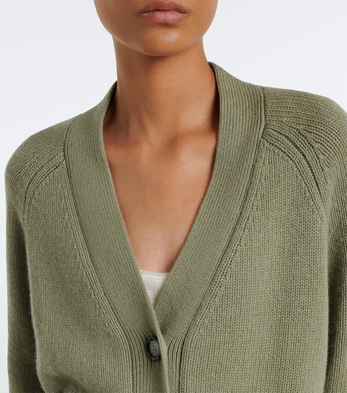Jardin des Orangers Virgin wool and cashmere cardigan