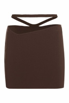 ANDREĀDAMO Knitted Mini Skirt