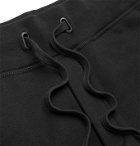 rag & bone - Damon Fleece-Back Cotton-Blend Jersey Sweatpants - Black