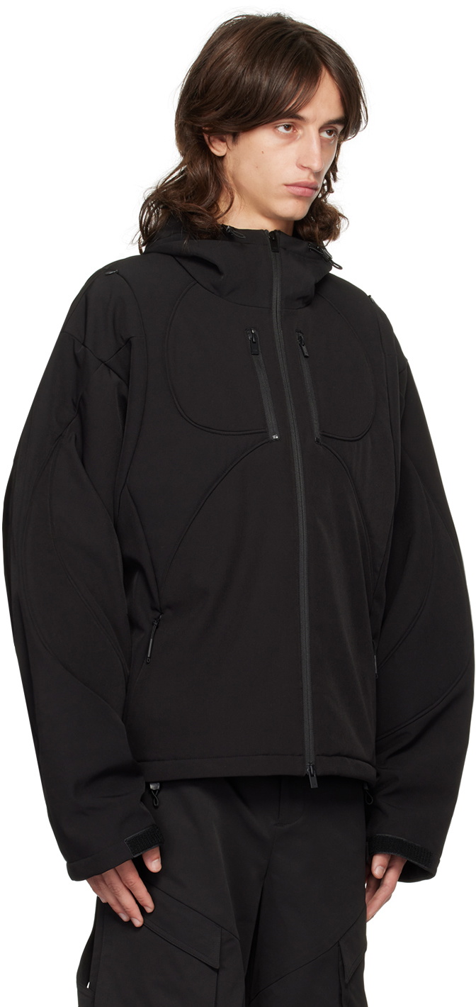HELIOT EMIL Black Softshell Jacket Heliot Emil