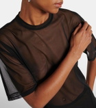 The Frankie Shop Zolli sheer mesh T-shirt