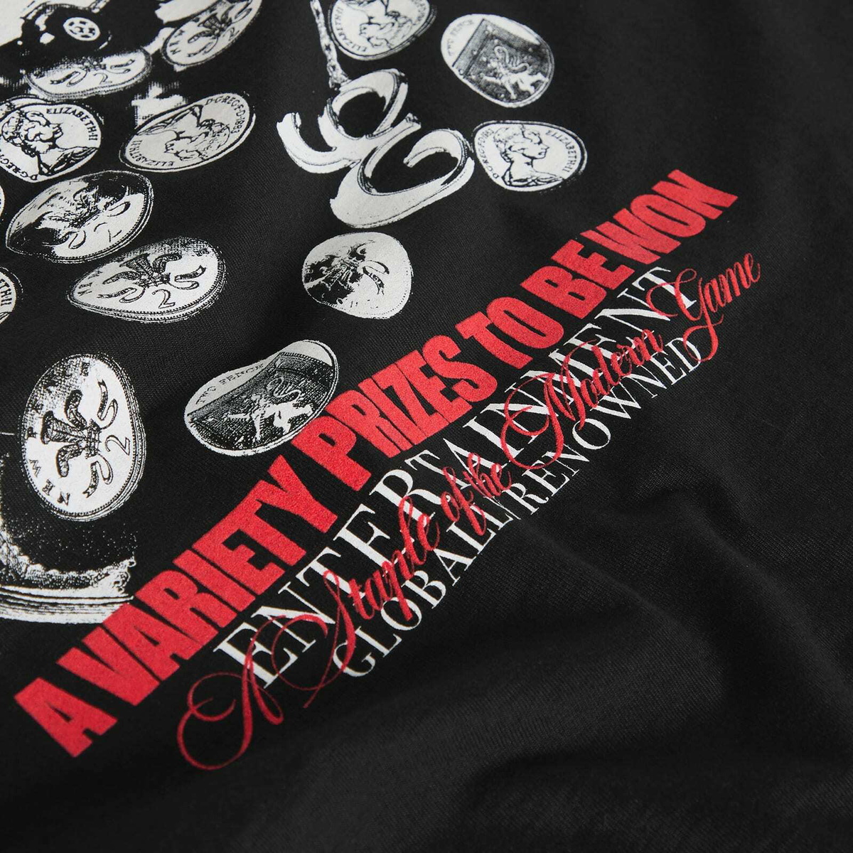 END. Coastal Arcade Prizes T-Shirt in Black