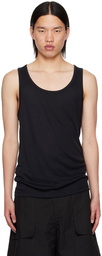 Studio Nicholson Navy Brucio Tank Top