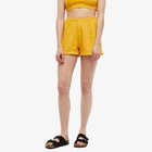 Howlin by Morrison Women's Howlin' Velour Wonder Short in Butter In The Sun