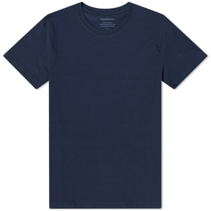 Photo: Organic Basics Men's Organic Cotton T-Shirt in Navy