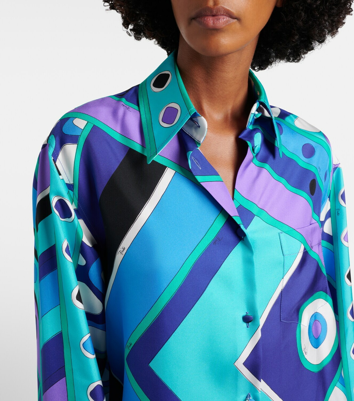 Pucci Vivara silk twill shirt