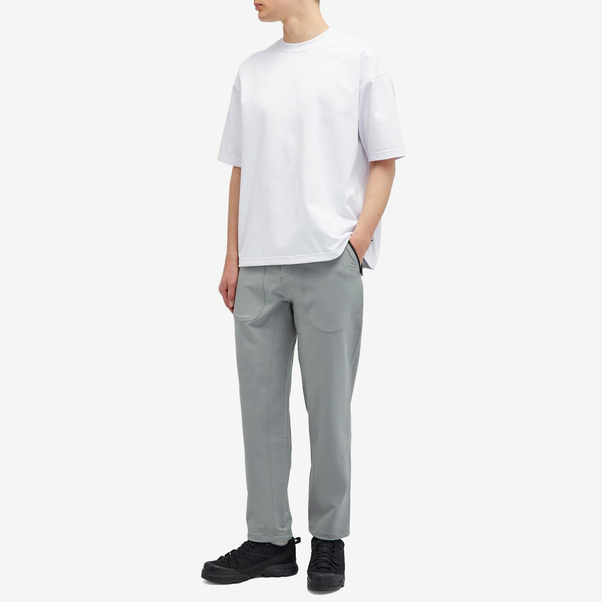 CAYL Men's Warm Trail Trousers in Green Ivory