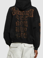 BALENCIAGA - Printed Cotton Hoodie