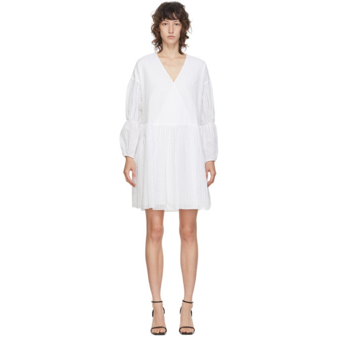 Photo: Edit White Tiered Sleeve Peplum Dress