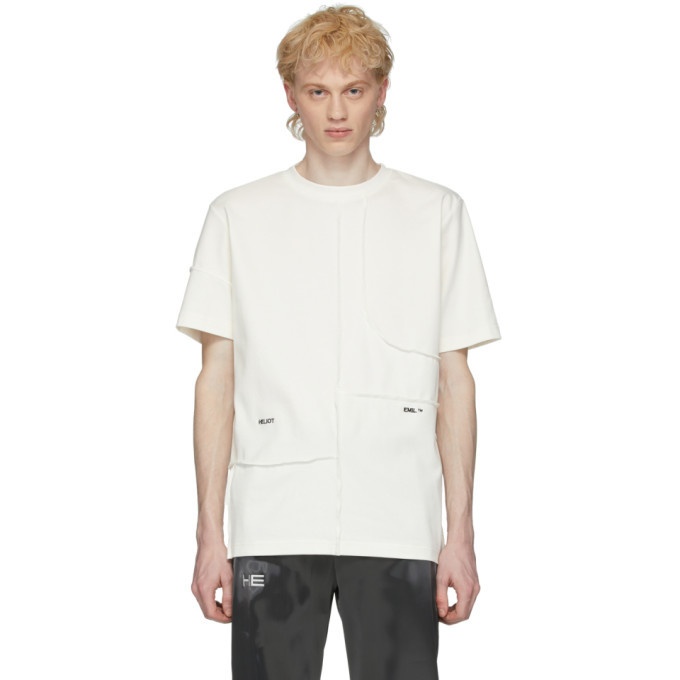 Photo: Heliot Emil Off-White Cut-Up T-Shirt