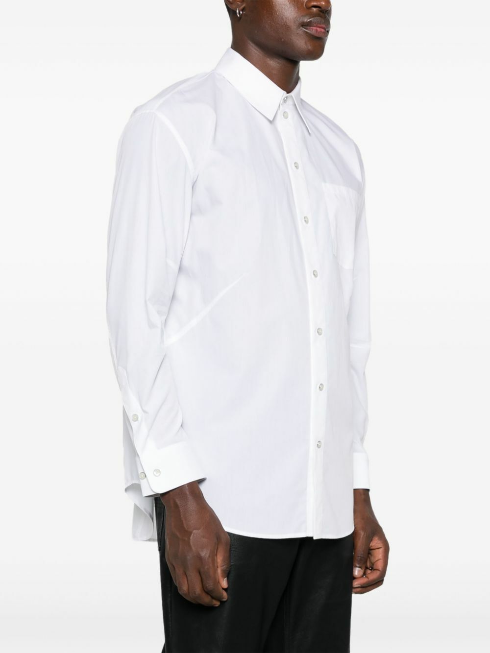 Helmut Lang White Cotton Shirt