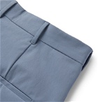Bottega Veneta - Wide-Leg Stretch-Shell Shorts - Blue