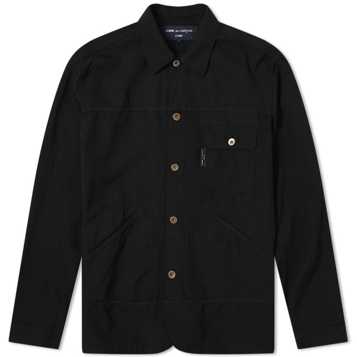 Photo: Comme Des Garcons Homme Patch Logo Workwear Jacket