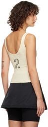 TheOpen Product Off-White Scoop Neck Tank Top