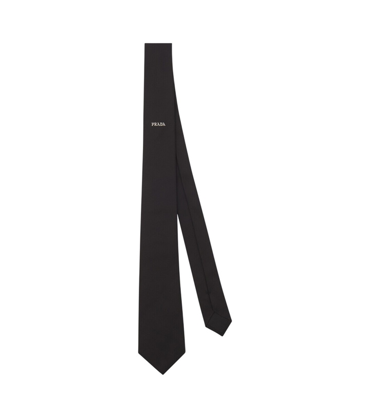 Photo: Prada Logo silk tie