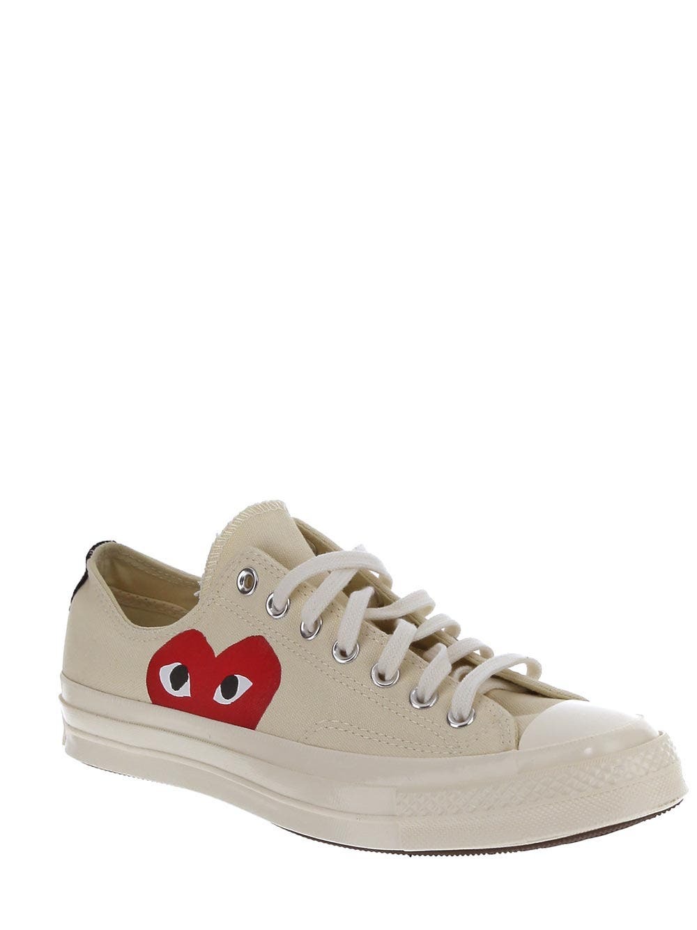 Comme Des Garçons Play Chuck Taylor Heart 1970s Sneakers