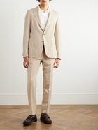 Zegna - Wool and Linen-Blend Suit Jacket - Neutrals