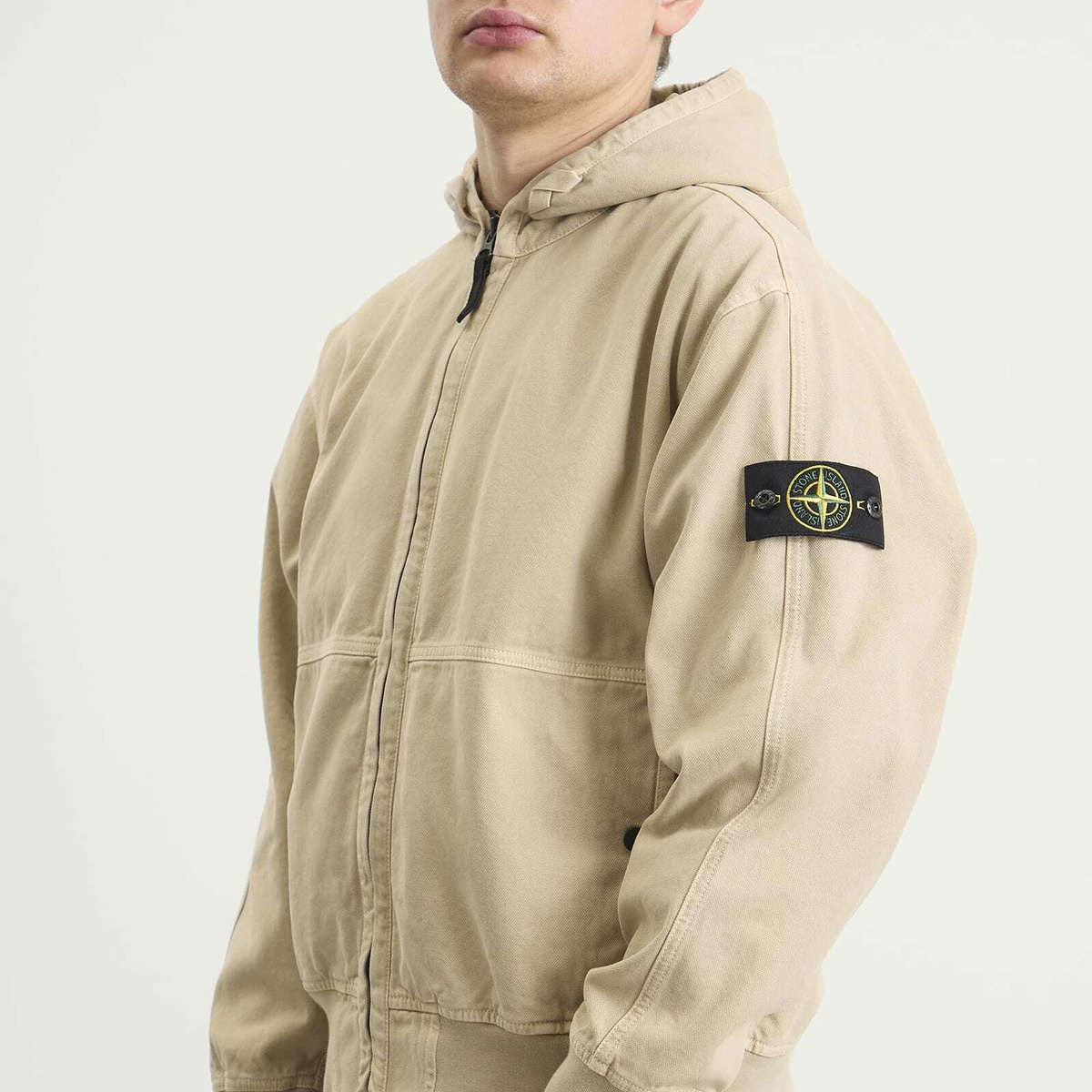 ジャケット・アウター 2011SS STONE  OLD EFFECT JACKET Stone Island Men's Panama Cotton Old Effect Hooded Jacket in