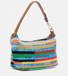 Miu Miu Logo crochet shoulder bag