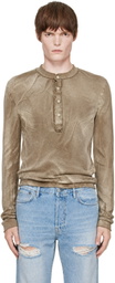 Edward Cuming Brown Stacked Henley