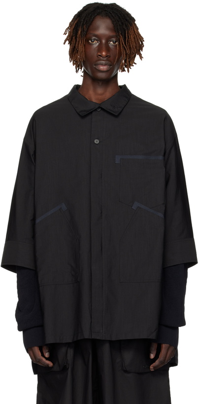 Photo: Y-3 Black Workwear Shirt