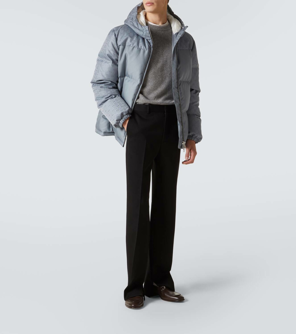 アウターその他 GUCCI FW23 'GG' hooded jacket (752508ZAMVK 1164) 771619_XJF52_1155_001_100_0000