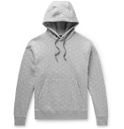 Nike - Sportswear Swoosh Printed Fleece-Back Cotton-Blend Jersey Hoodie - Gray