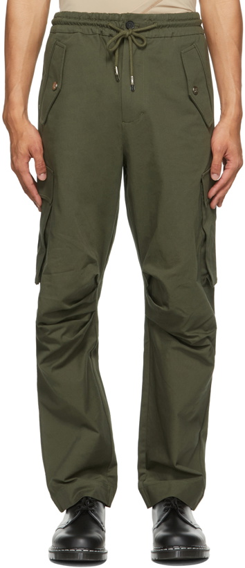 Photo: Feng Chen Wang SSENSE Exclusive Green Cotton Cargo Pants