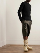 Rick Owens - Recycled-Cashmere and Wool-Blend Sweater - Black