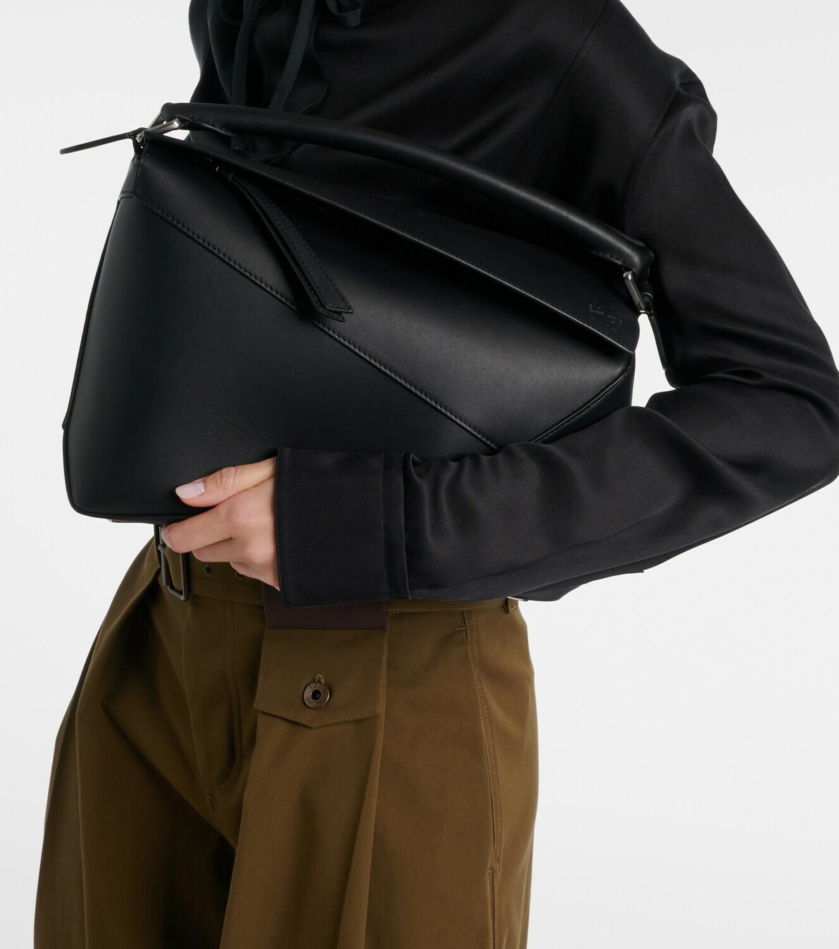 Loewe Puzzle Edge Medium leather tote bag