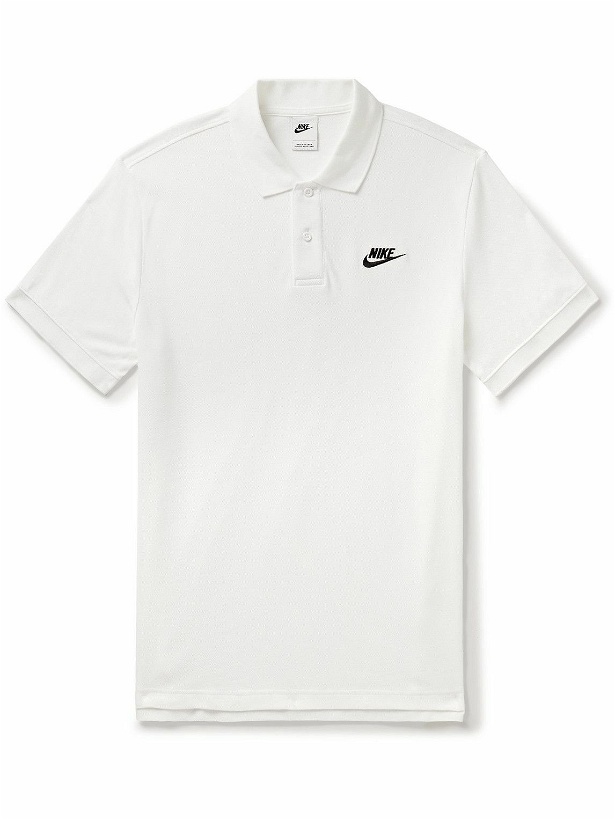 Photo: Nike - Logo-Embroidered Cotton-Piqué Polo Shirt - White