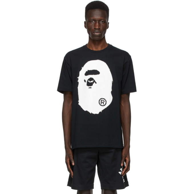 Photo: BAPE Black Crystal Stone Big Ape Head T-Shirt