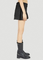 Durazzi Milano Quilted Buckle Mini Skirt