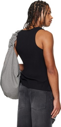 Simone Rocha Black Ribbon Daisy Tank Top