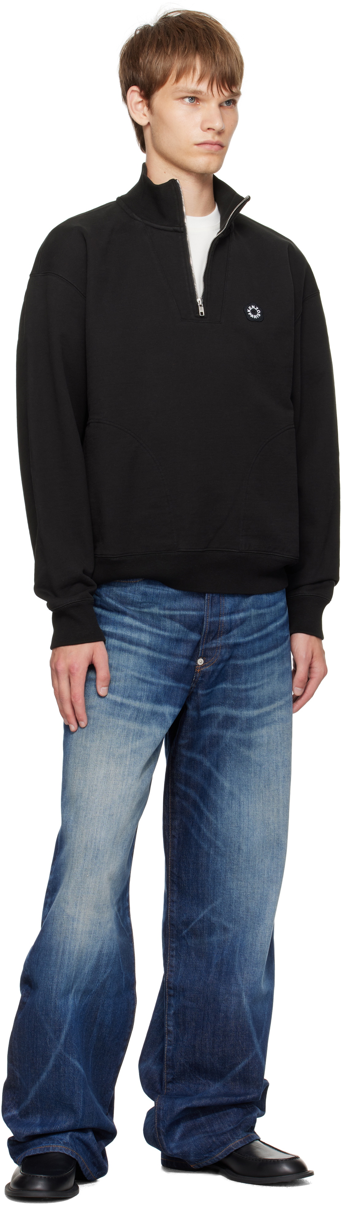 Kenzo Black Kenzo Paris 'Boke Flower 2.0' Embroidered Sweatshirt