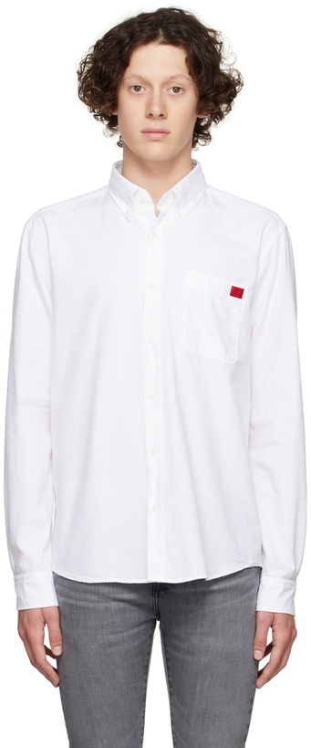 Photo: Hugo White Cotton Shirt