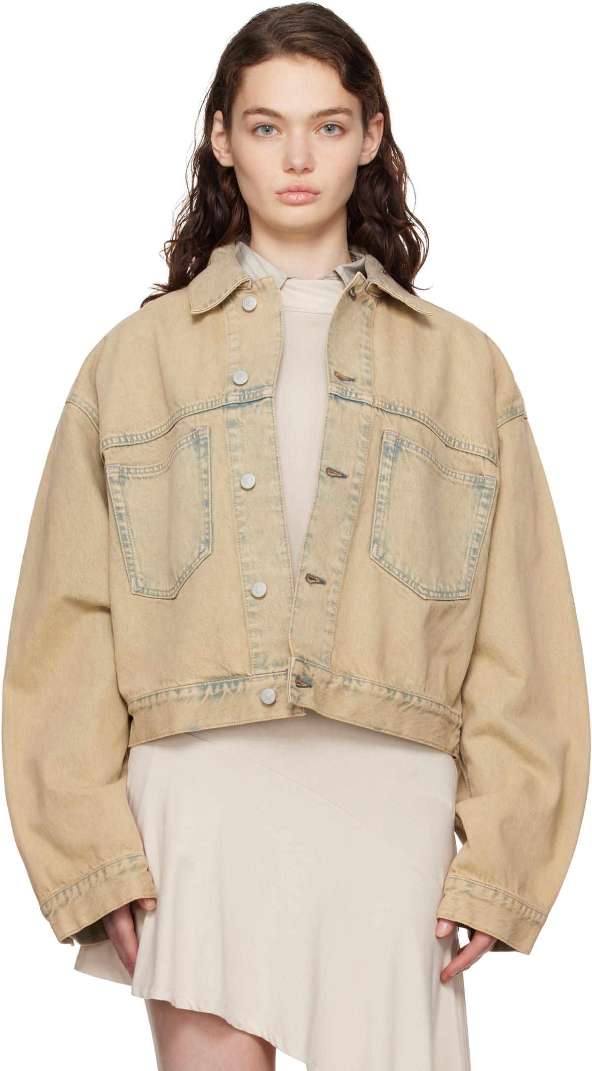 ジャケット・アウター digne summer jacket cream digne summer jacket cream ノーカラー 2024ss digne summer