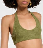 Bananhot Mari halterneck knit bra top