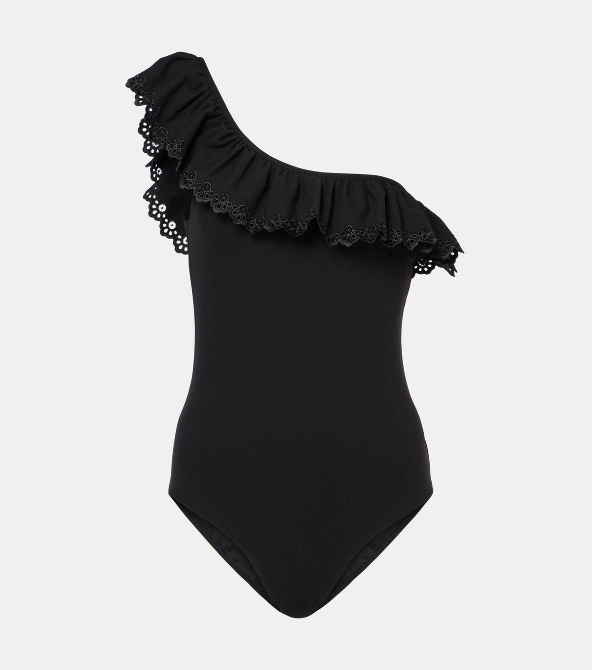 Ulla Johnson Solara Maillot ruflfed swimsuit