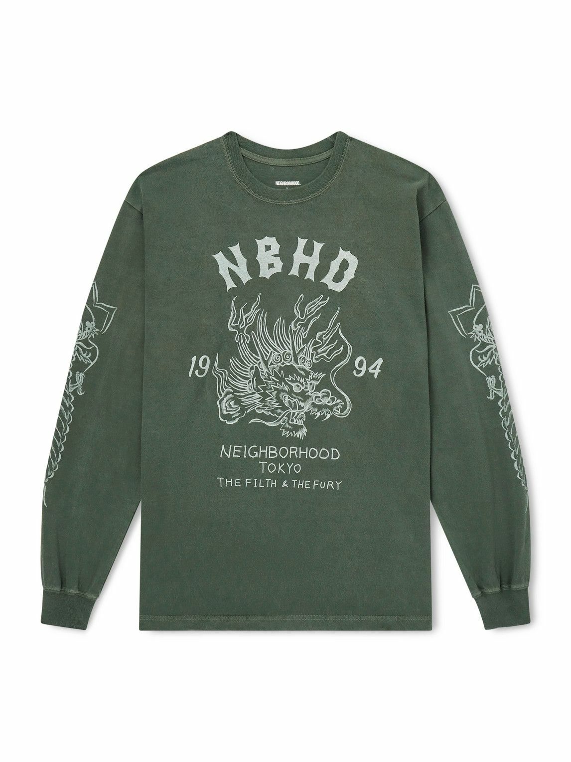 Neighborhood Men's x Harley Davidson H-D T-Shirt in Black Neighborhood