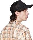 R13 Black Logo Trucker Hat