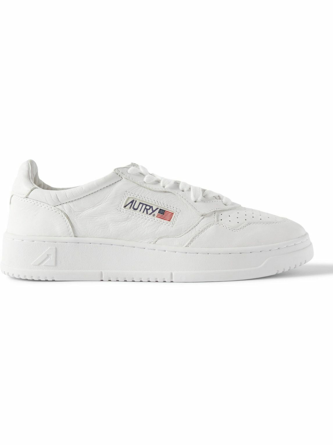 Autry - Medalist Leather Sneakers - White Autry